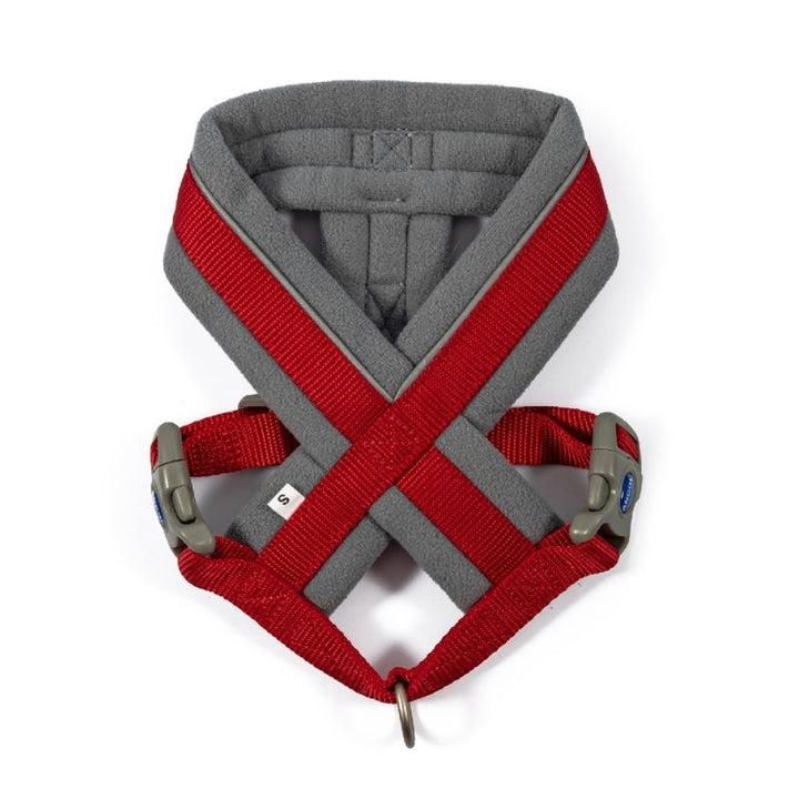 Viva Padded Harness Red Back