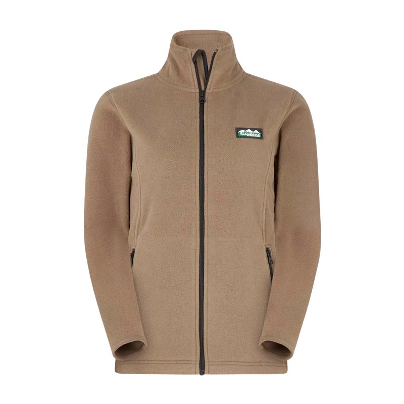 Ridgeline Womens Faroe Fleece Jacket In Light Bark