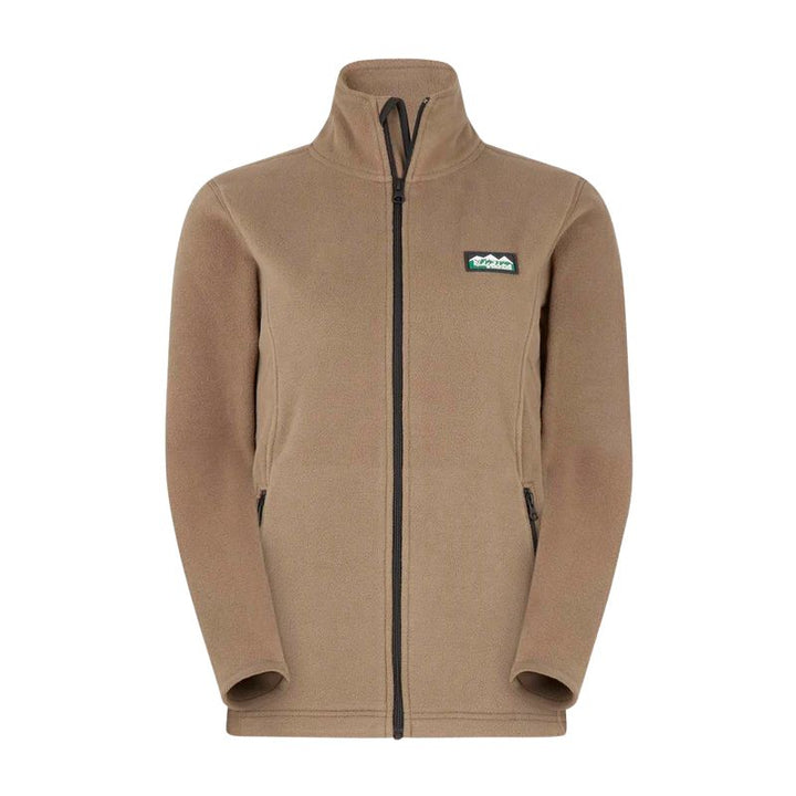 Ridgeline Womens Faroe Fleece Jacket In Light Bark