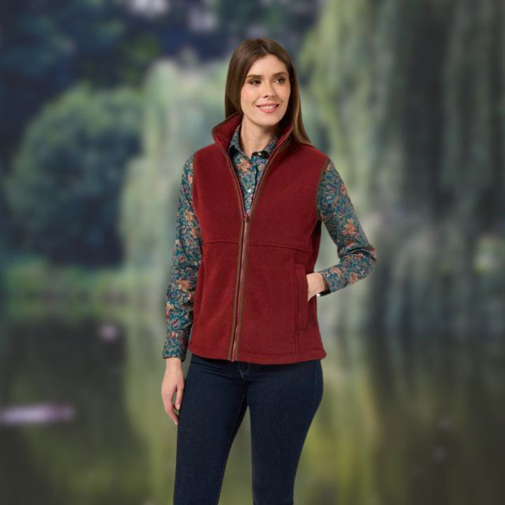 Womens Country Fleece Gilet Lifestyle