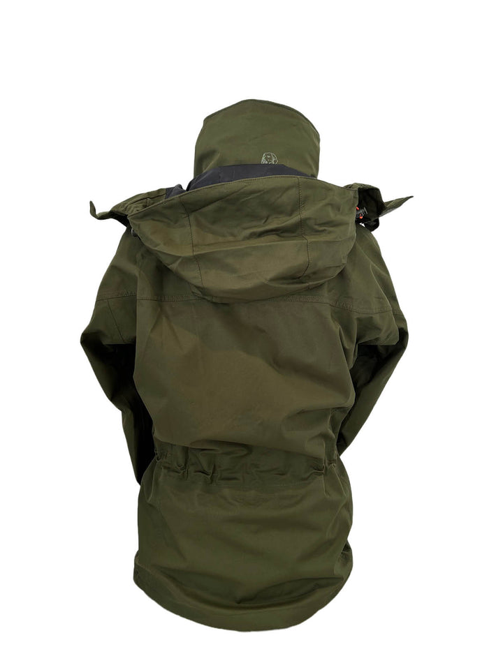 Dedito Heavyweight Waterproof Coat green - rear