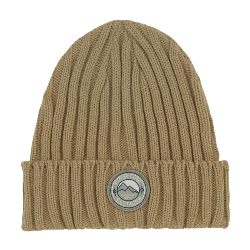 Ridgeline Original Knitted Beanie In Stone