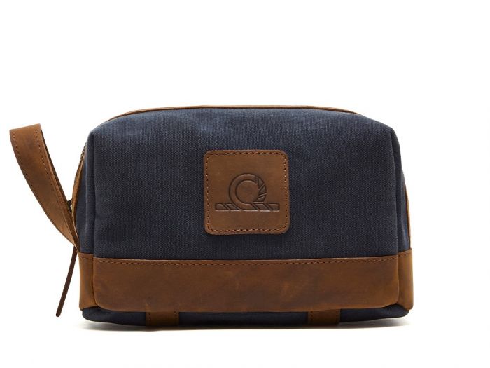 Chatham Waxed Canvas and Leather Wash Bag