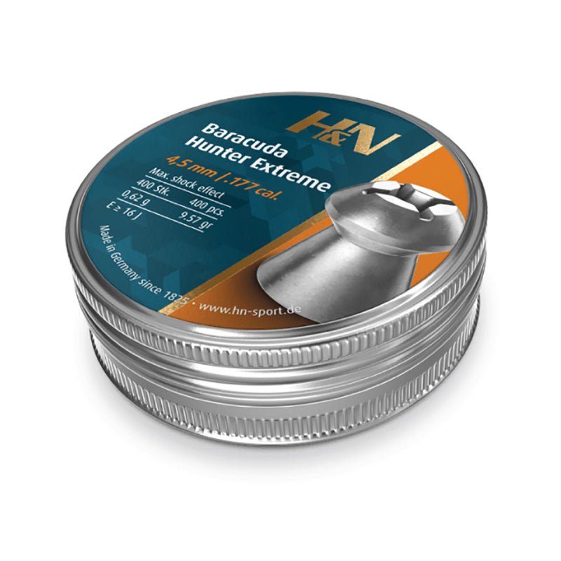 Baracuda Hunter Extreme Airgun Pellets .177cal (Tin of 400) - Cheshire Game H & N Sport