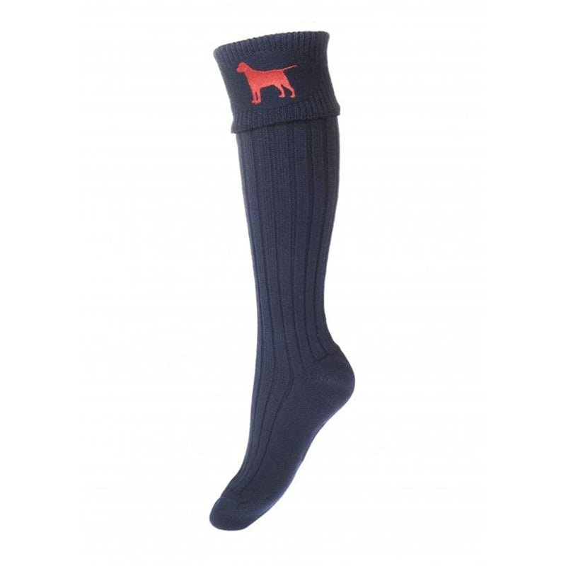 Buckminster Ladies Shooting Socks in Navy - Cheshire Game House Of Cheviot
