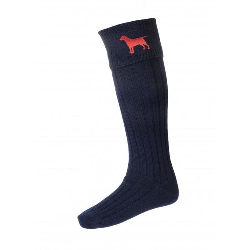 Buckminster Shooting Socks in Navy - Cheshire Game House Of Cheviot