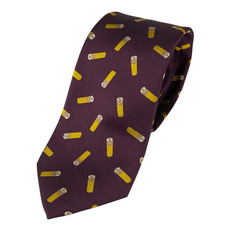 Cartridge Shooting Tie in Wine - Cheshire Game Jack Pyke