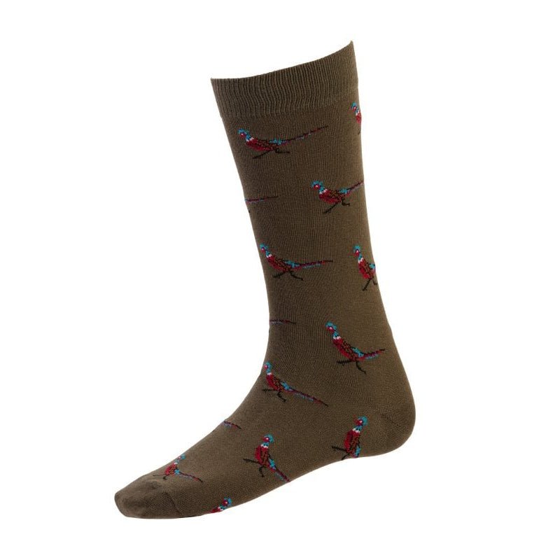 Cotton Socks - Pheasant - Cheshire Game House Of Cheviot