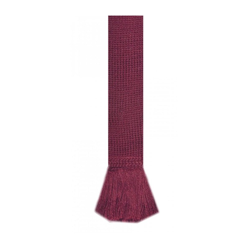 Garter Ties in Burgundy - Cheshire Game House Of Cheviot