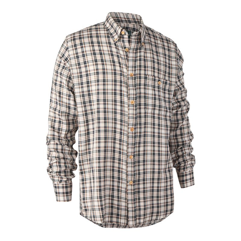 Jose Shirt In Blue Check - Cheshire Game Deerhunter