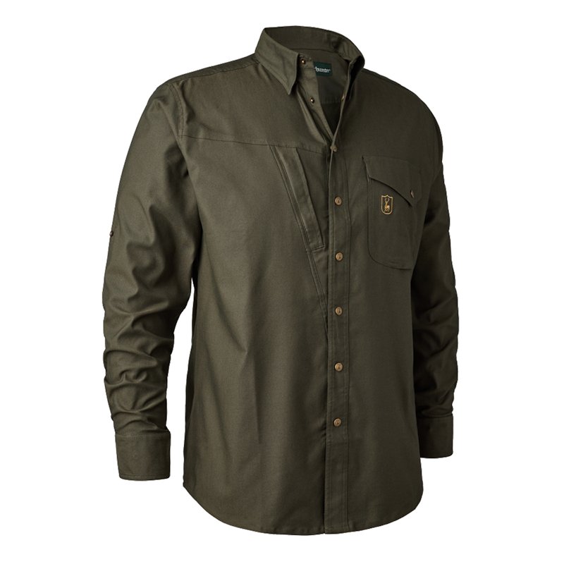 Matobo Shirt In Forest Green - Cheshire Game Deerhunter
