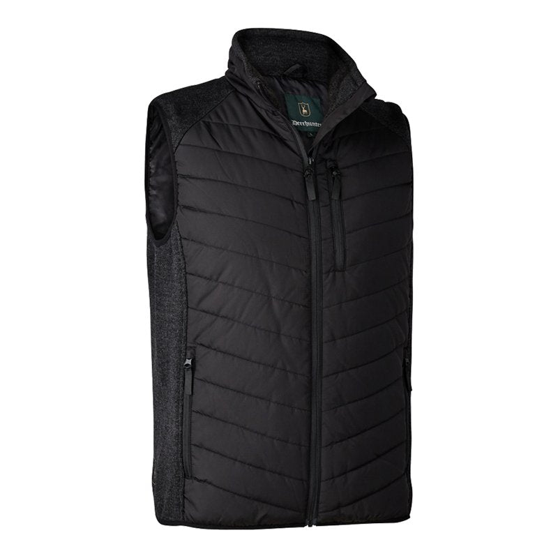 Moor Padded Waistcoat In Black - Cheshire Game Deerhunter