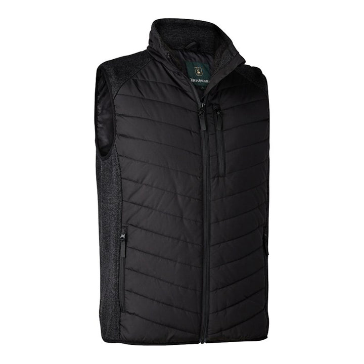 Moor Padded Waistcoat In Black - Cheshire Game Deerhunter