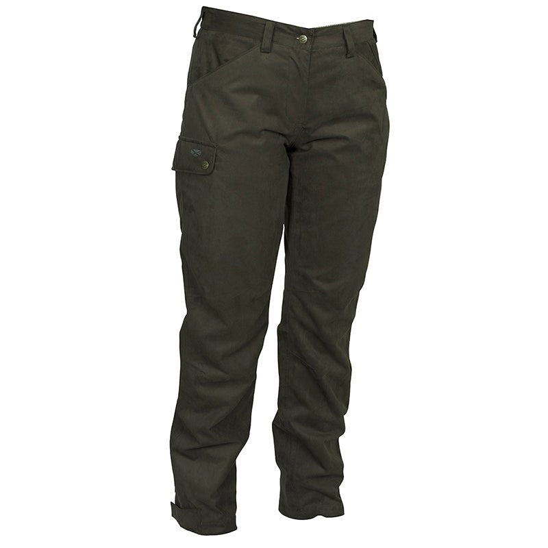 Rannoch Ladies Waterproof Field Trousers In Field Green - Cheshire Game Hoggs of Fife