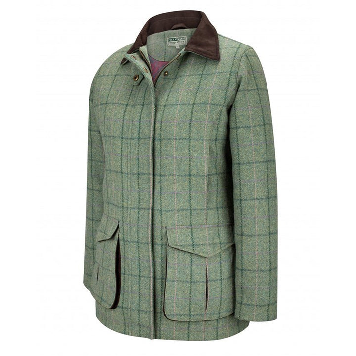 Roslin Ladies Technical Tweed Field Coat In Spring Bracken - Cheshire Game Hoggs of Fife