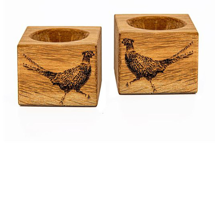 Oak Egg Cups Pheasant