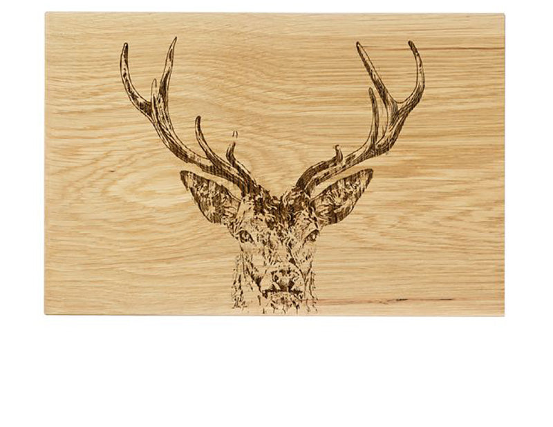 Oak Serving Board Stag