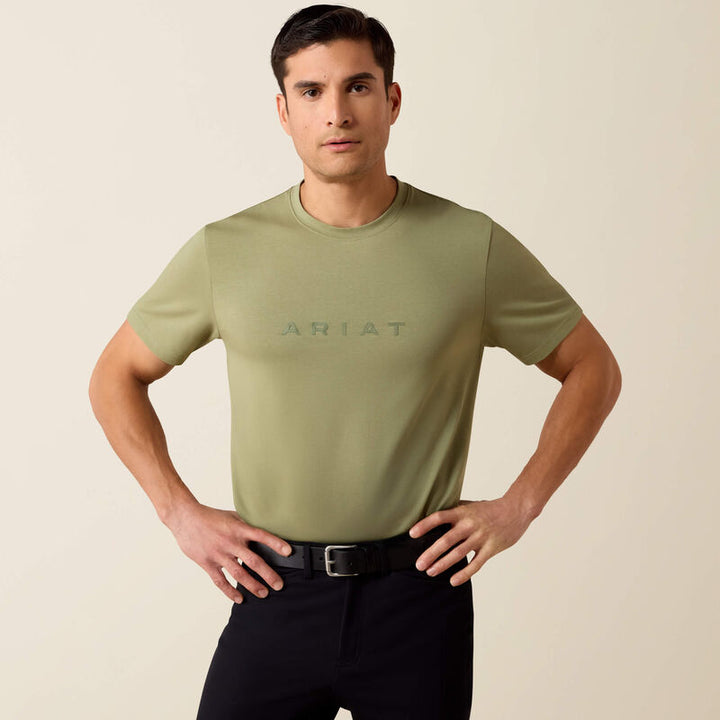 Ariat Men's The Logo T-Shirt In Oil Green