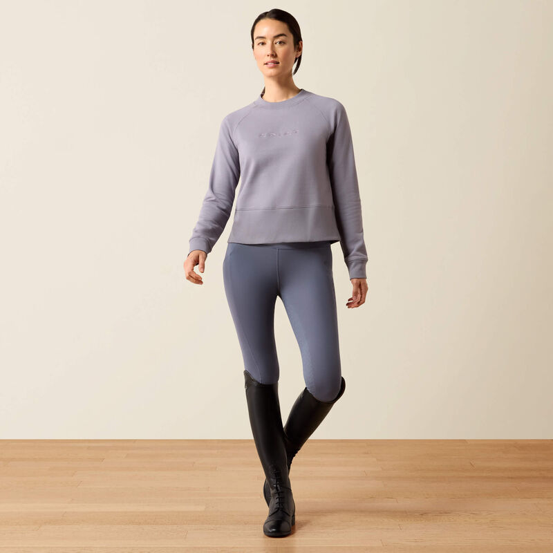 Ariat Women's Martine Sweatshirt In Quicksilver