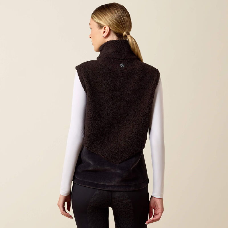 Ariat Women's Laviolette Full Zip Gilet In Black