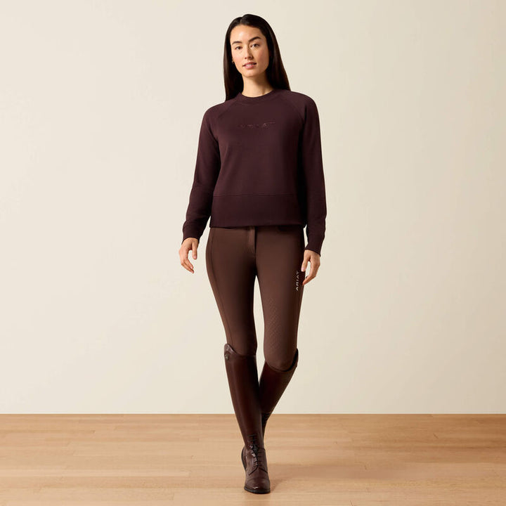 Ariat Martine Sweatshirt In Chocolate Plum