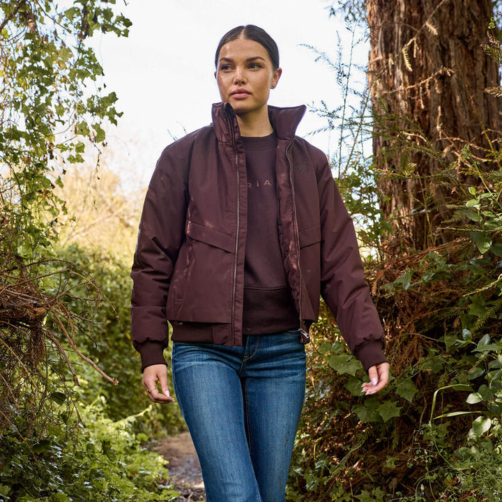 Ariat Martine Sweatshirt In Chocolate Plum