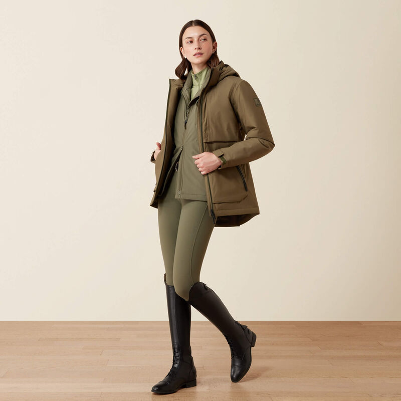 Ariat Women's Outer Banks Waterproof Insulated Jacket In Kalamata