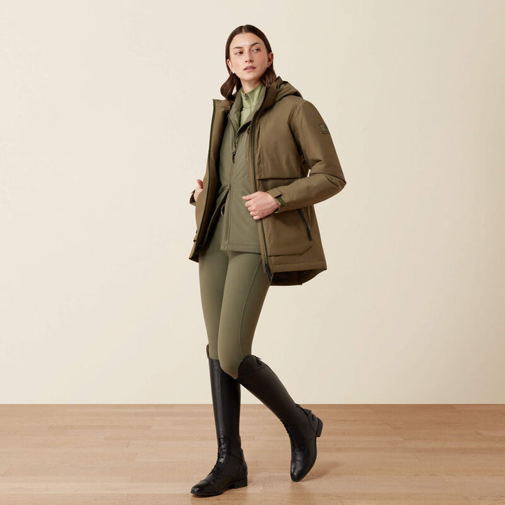 Ariat Women's Outer Banks Waterproof Insulated Jacket In Kalamata