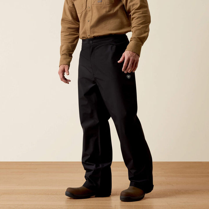 Ariat Rebar Stormshell Unisex Waterproof Trousers In Black