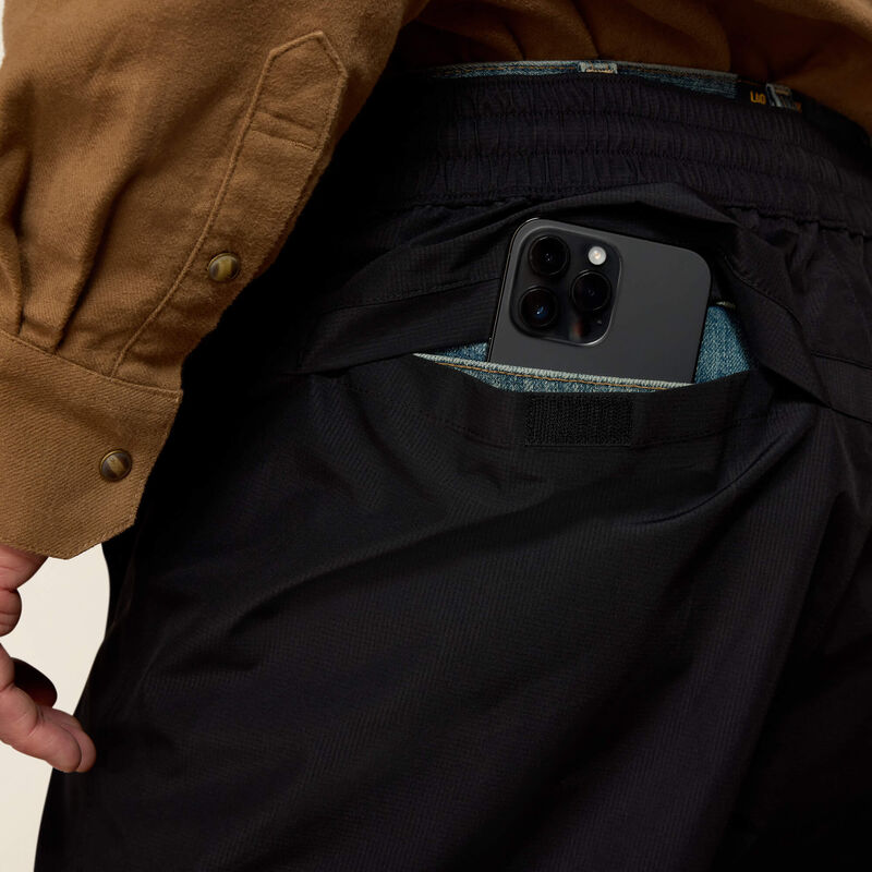 Ariat Rebar Stormshell Unisex Waterproof Trousers In Black