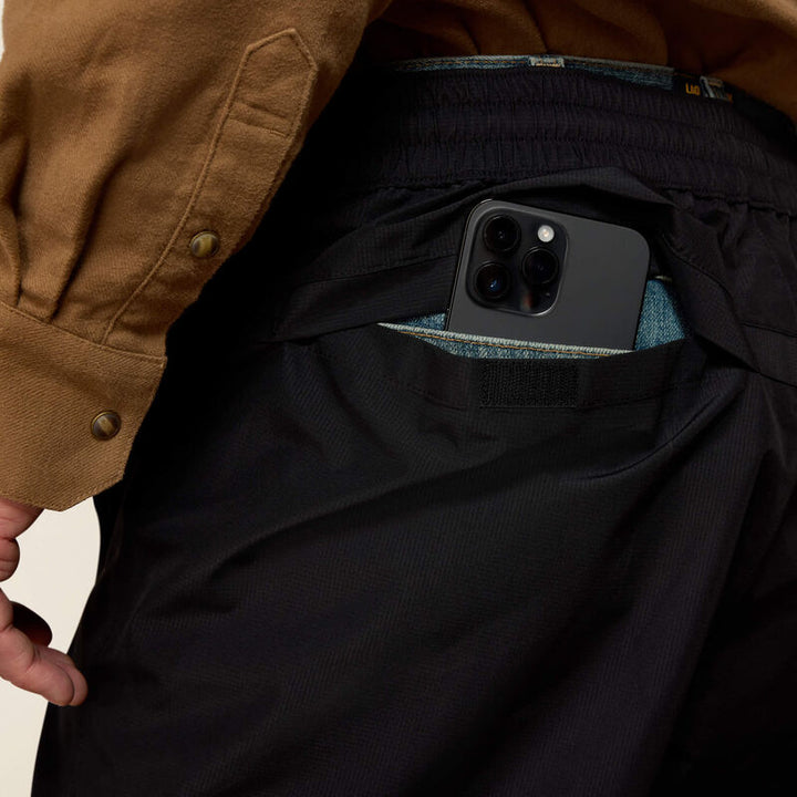 Ariat Rebar Stormshell Unisex Waterproof Trousers In Black