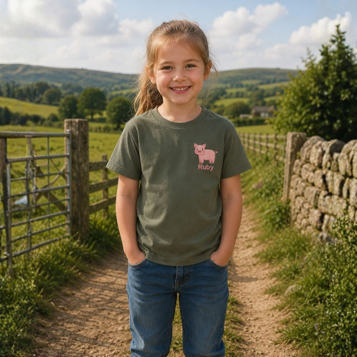 The CG Personalised Kids Farm Range T-Shirt