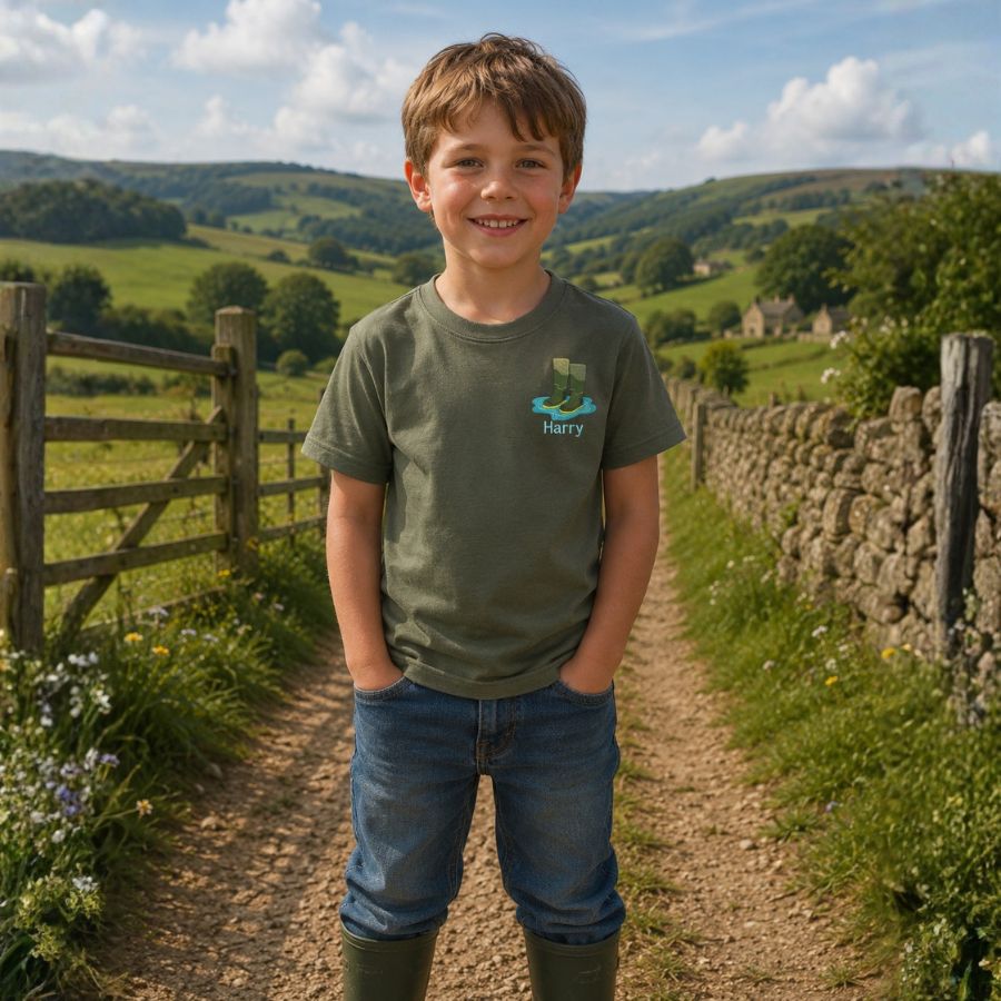 The CG Personalised Kids Farm Range T-Shirt