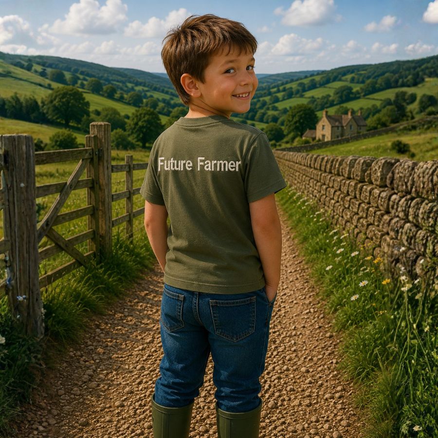 The CG Personalised Kids Farm Range T-Shirt
