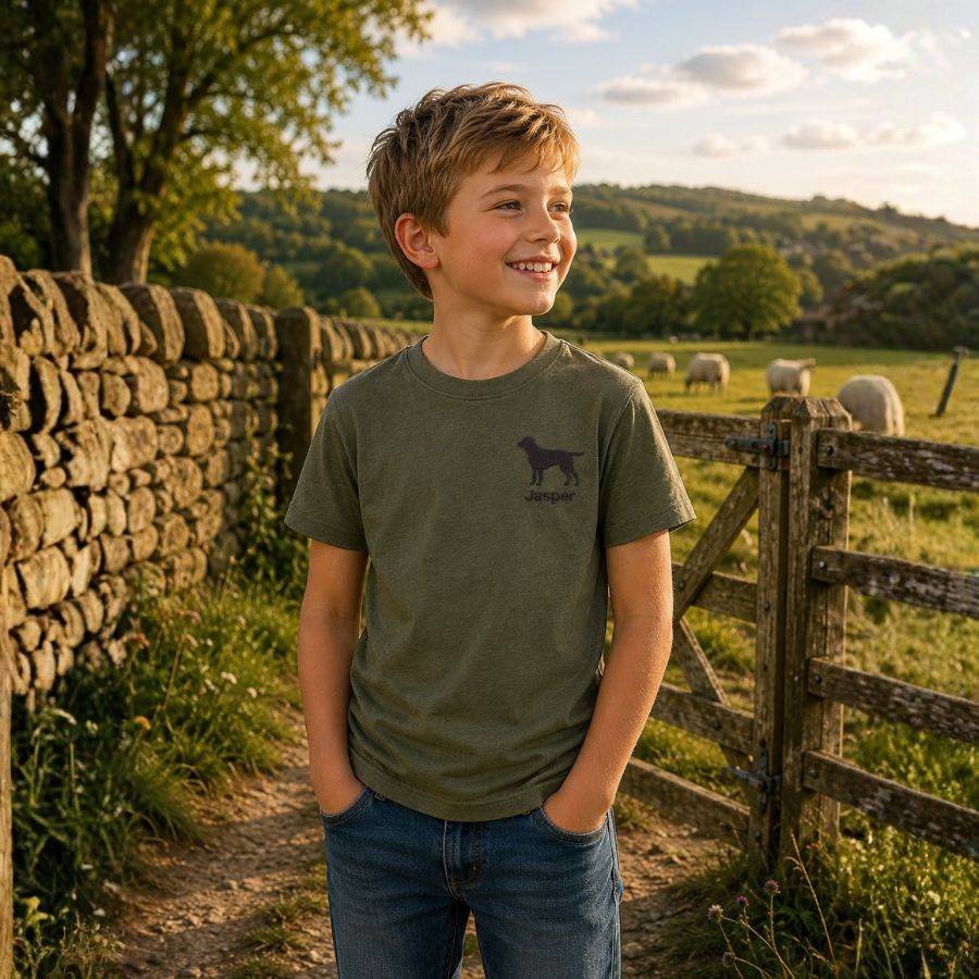 The CG Personalised Kids Game Farm T-Shirt Range