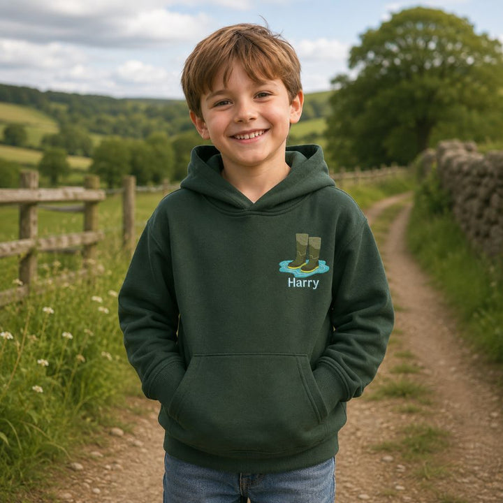 The CG Personalised Kids Farm Range Hoodies