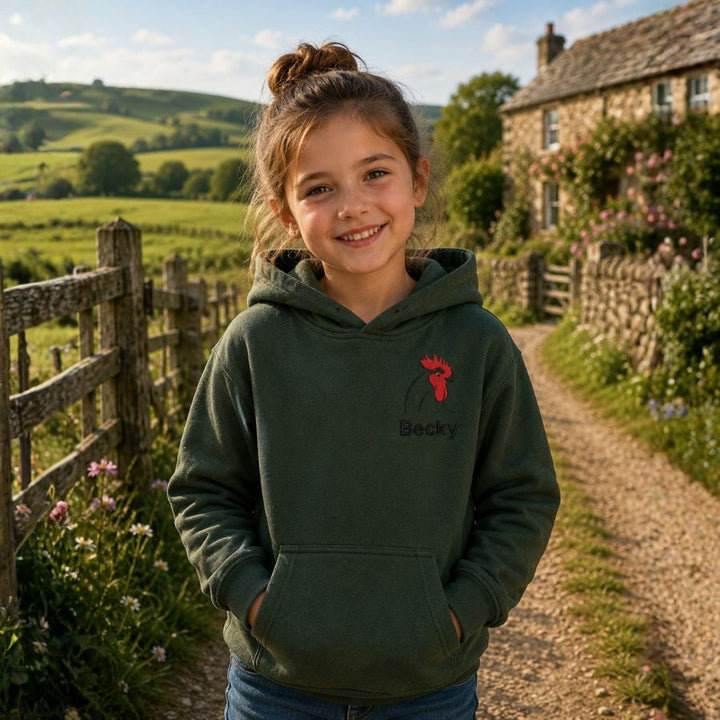 The CG Personalised Kids Farm Range Hoodies