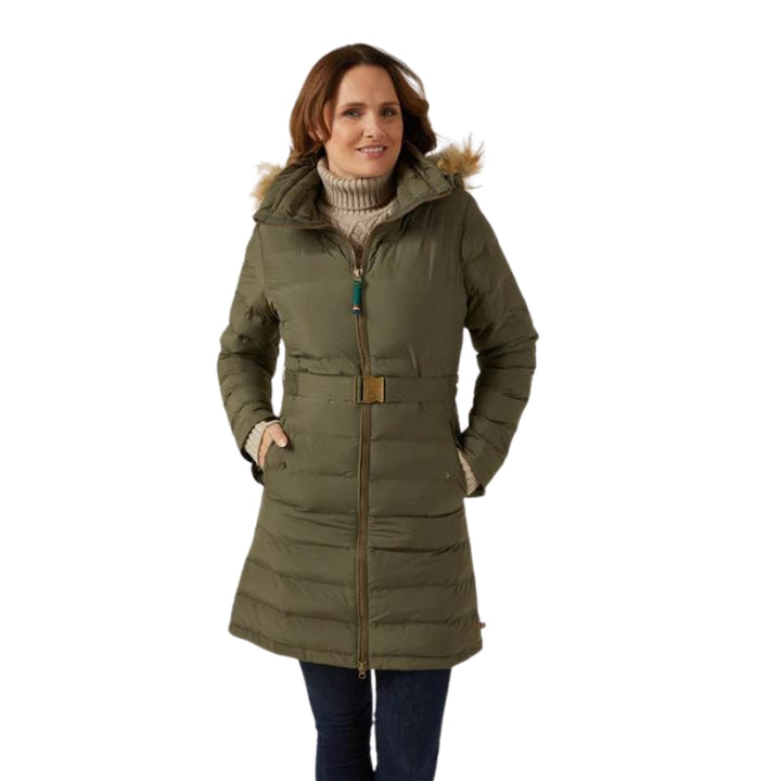 Alan Paine Calsall Quilted Coat Front Model