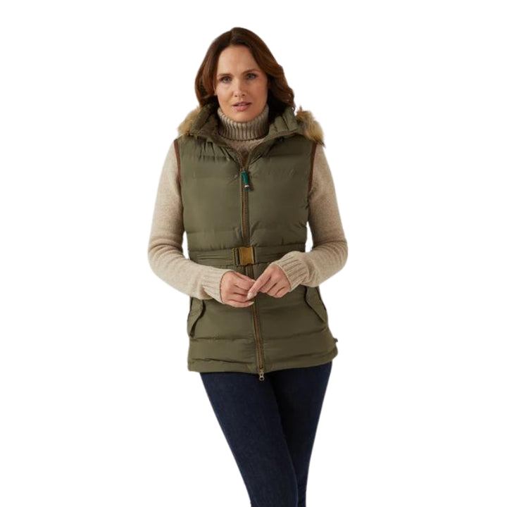 Alan Paine Calsall Quilted Gilet Front Model