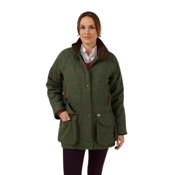 Alan Paine Ladies Combrook Waterproof Coat  front Model