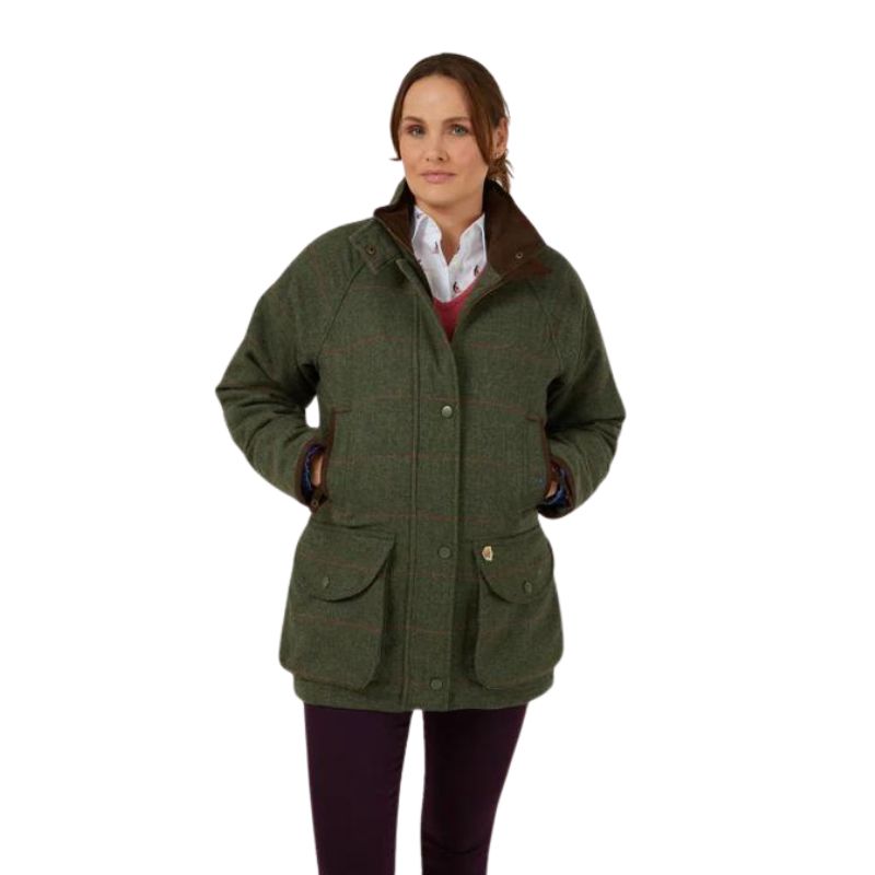 Alan Paine Ladies Combrook Waterproof Coat Front Model