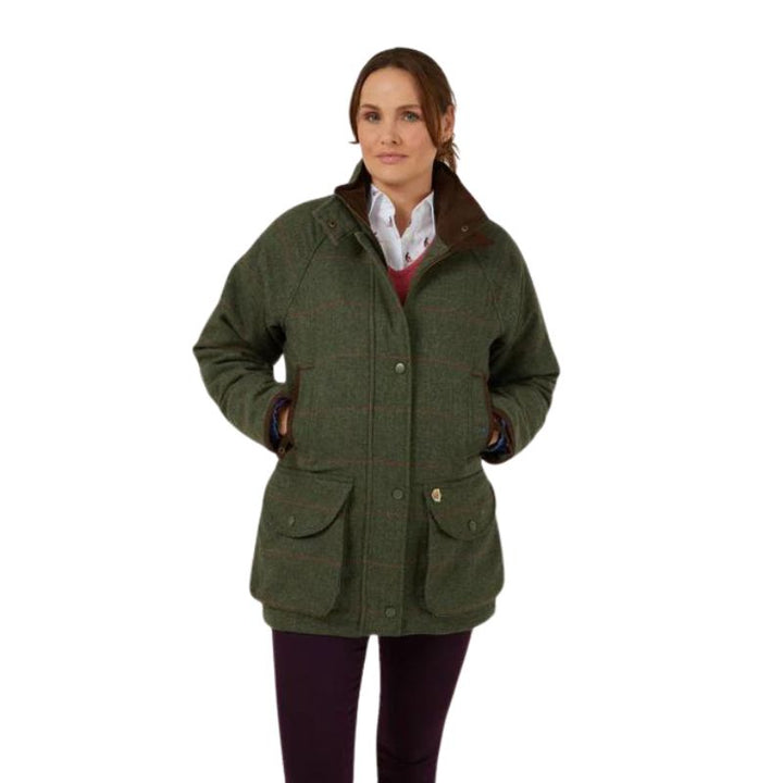 Alan Paine Ladies Combrook Waterproof Coat Front Model