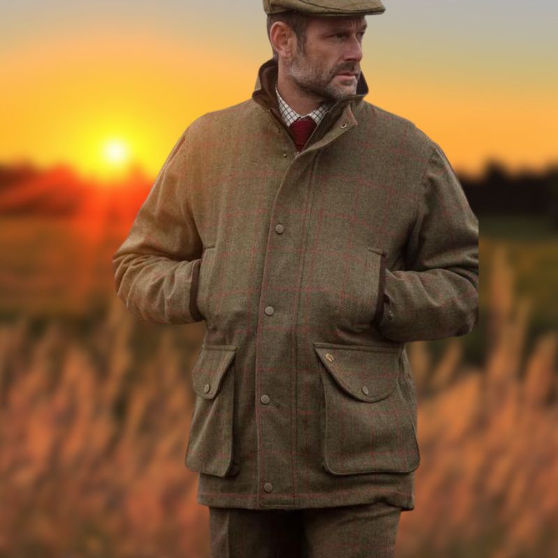 Alan Paine Tweed Field Coat ifestyle