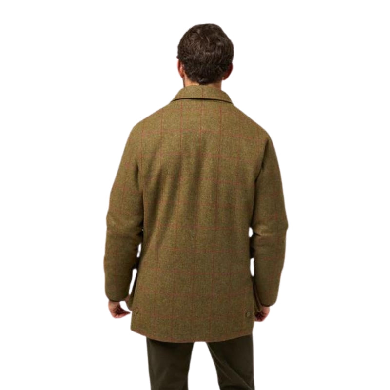 Alan Paine Waterproof Tweed Coat - Shooting Fit Back