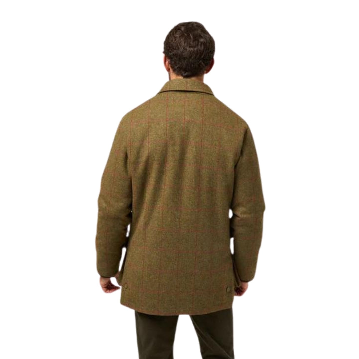 Alan Paine Waterproof Tweed Coat - Shooting Fit Back
