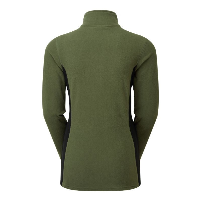 Alpine Ladies Fleece in Olive Back