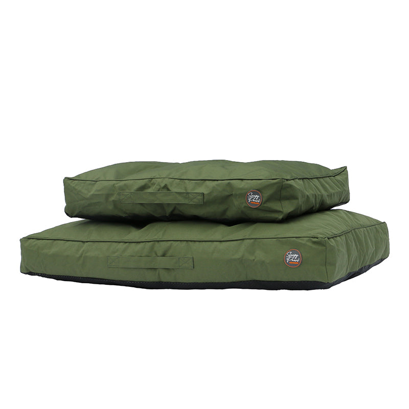 Ancol Sleepy Paws Oxford Green Mattress Both