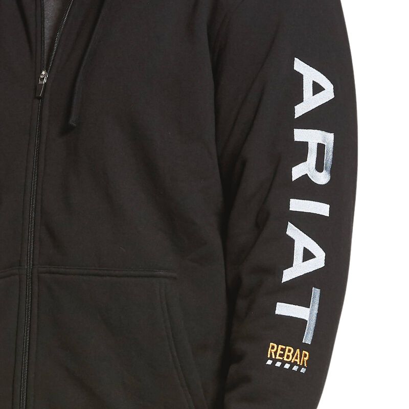 Rebar Zip Hoodie Close