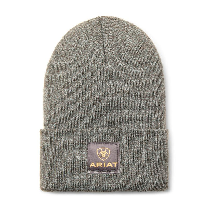 Ariat Men's Watch Cap in Green and Grey