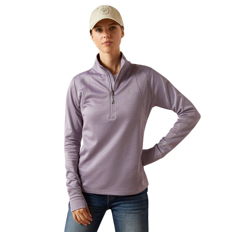 Ariat Team EQ 1/2 Zip Pullover In Purple Ash